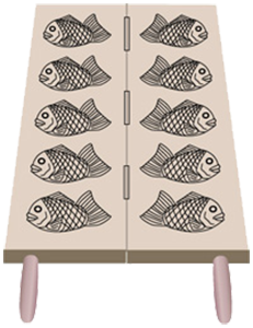 たい焼き型・汎用ダメ型